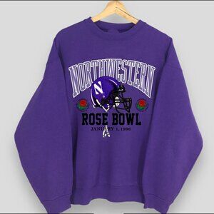 Vintage Northwestern Wildcats 1996 Rose Bowl Shirt Northwestern University Shirt